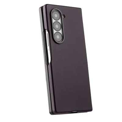 Cover Samsung Z Fold 6 Snap Pro Case Leather Melkco - Dark Purple